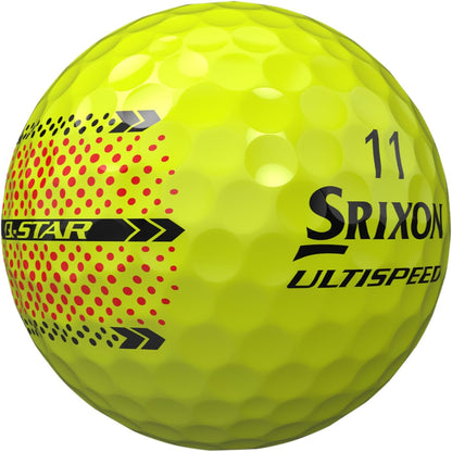 Q-Star Ultispeed Track Alignment Aid Golf Balls