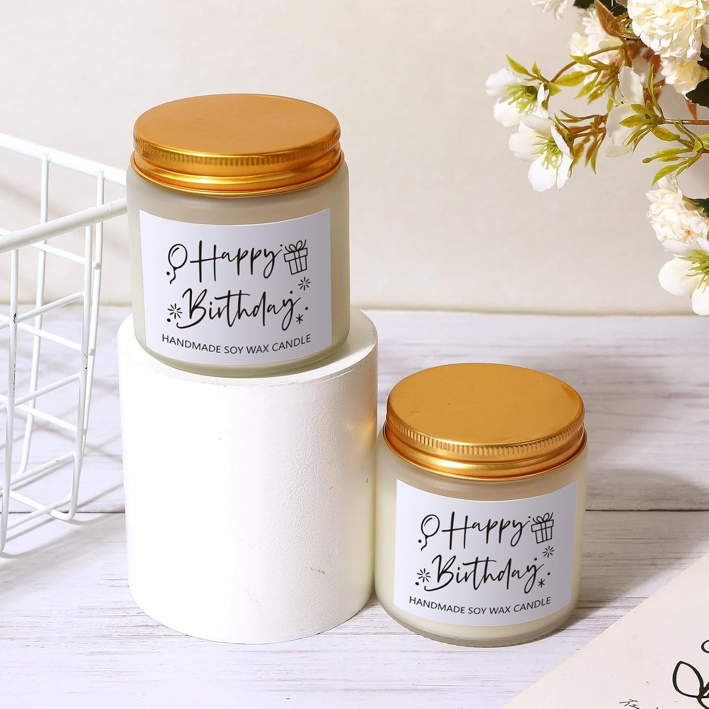 Birthday Gifts for Women Gift Set Daisy Self-Care Gift Box | Yellow 10pc Self-Care Present, Womens Birthday Gifts, Gift Boxes for Her, Teen Girl, Sister, Daughter