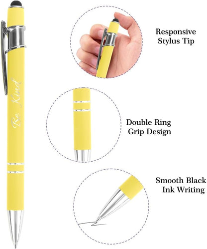 Be Kind Ballpoint Pen Mental Health Mindfulness Wellness Spiritual Gifts for Women Inspirational Pen for Friend Coworker Self Love Self Care Stress Relief Positive Gifts for Women