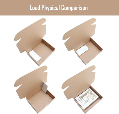 Yellow Corrugated Shipping Packaging Box for Gifts,Wedding&All Festivals | corrugated shipping box 10×8×2.8 inch for gifts & wedding invitations, proposals, holidays and special anniversaries.