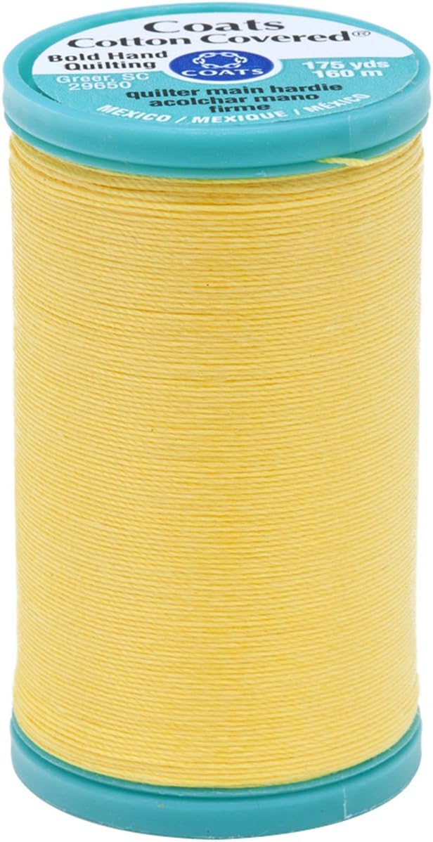 Coats Bold Hand Quilting Thread, 175-Yard, Sun Yellow