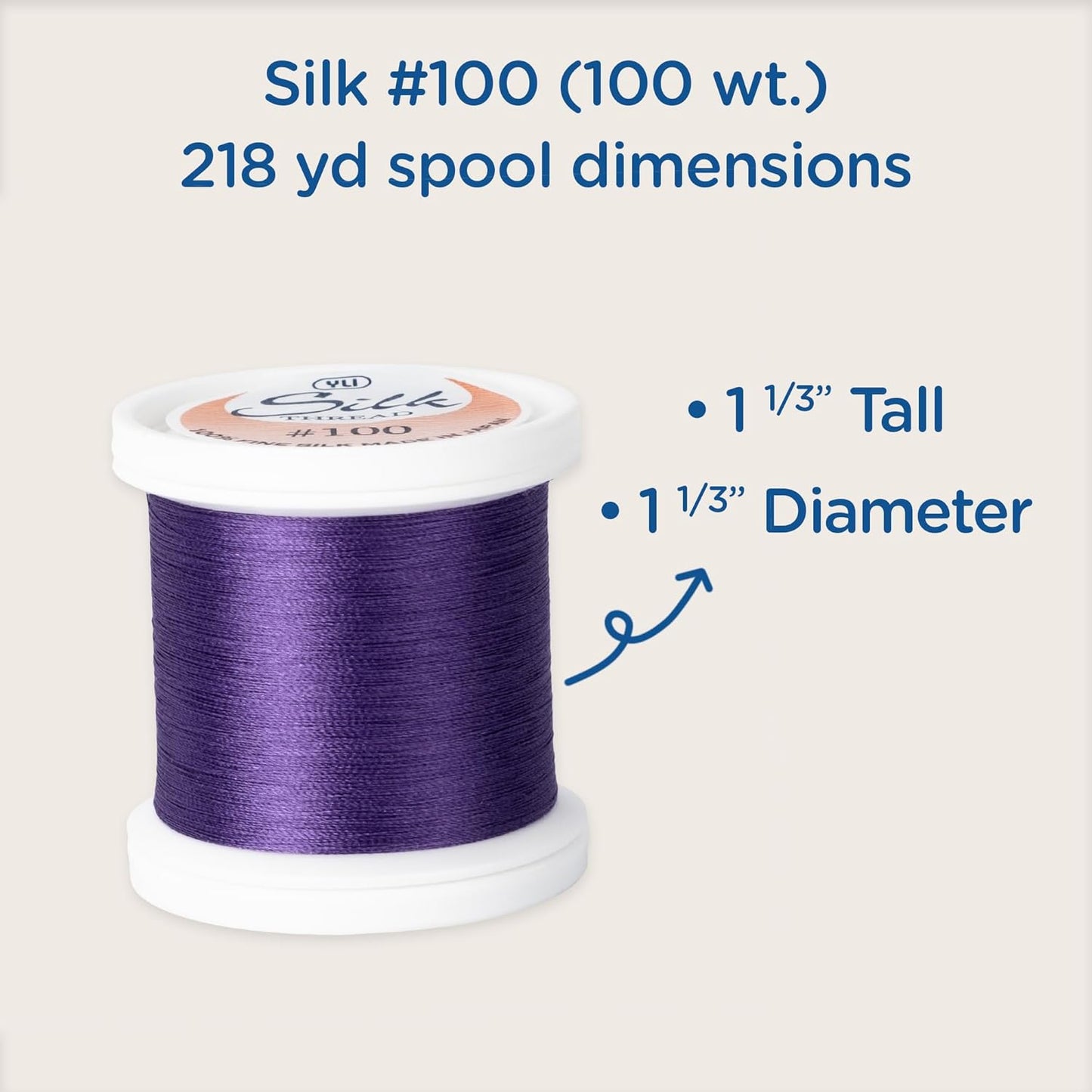 Silk Thread – 100 wt Fine Japanese Silk for Appliqué, EPP, and Quilting - Pale Yellow