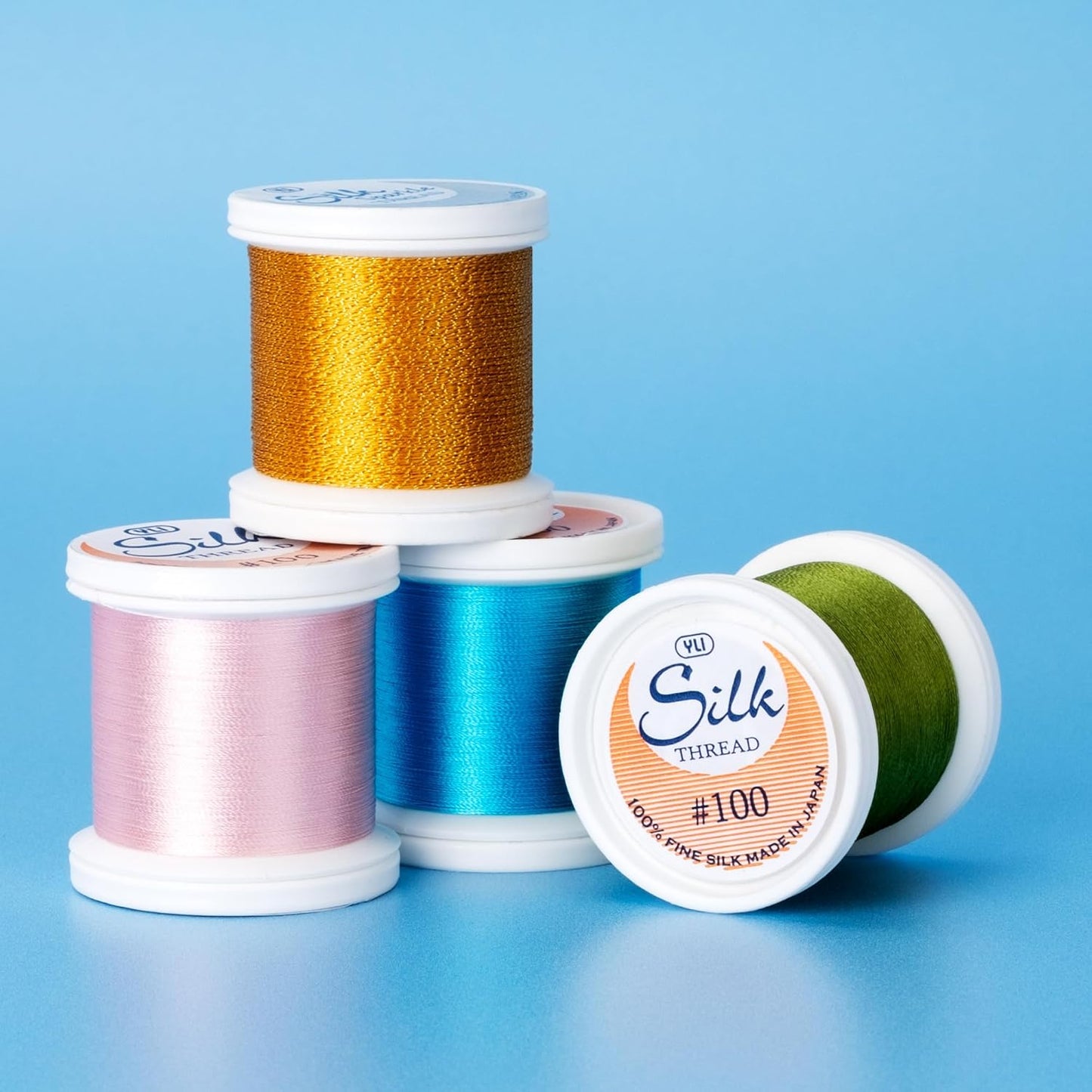 Silk Thread – 100 wt Fine Japanese Silk for Appliqué, EPP, and Quilting - Pale Yellow
