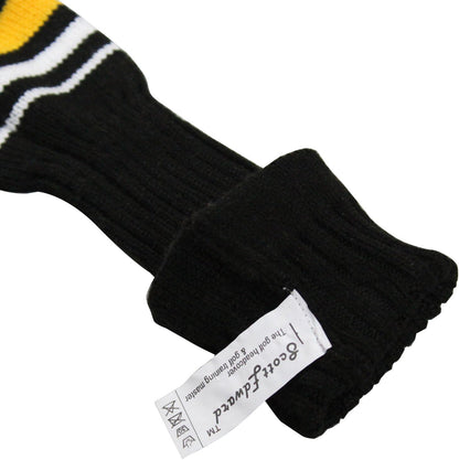 Golf Club Head Covers Set of 4, Acrylic Yarn Double-Layers Knitted, with Rotatable Number Tags