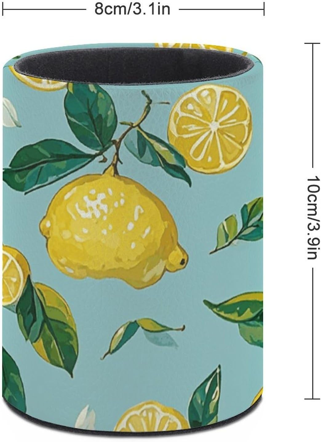 Lemon Pen Holder Office Desk Accessories Cute Makeup Brush Holder Desktop Organizer Storage Case Scandinavian Design Stationery for Home Office Supplies
