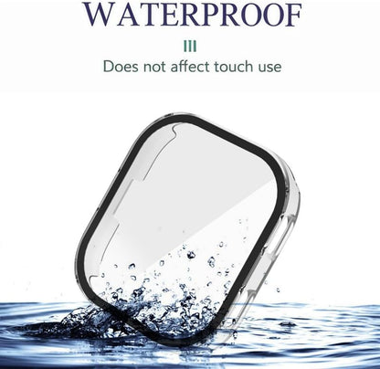 Screen Protector Case Compatible with Amazfit Bip Max 50mm Watch Band, Full Coverage, Hard PC Bumper, Ultra-Thin, Scratch Resistant, All-Around Screen Protector for Amazfit Bip Max Smartwatch