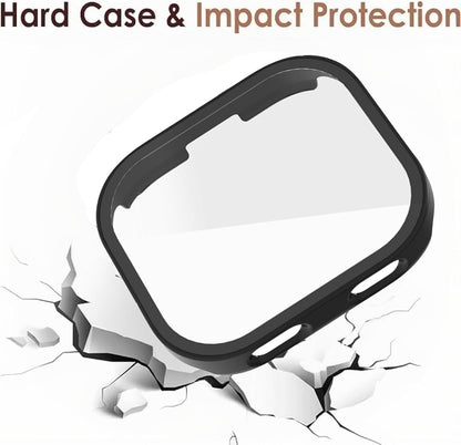 Screen Protector Case Compatible with Amazfit Bip Max 50mm Watch Band, Full Coverage, Hard PC Bumper, Ultra-Thin, Scratch Resistant, All-Around Screen Protector for Amazfit Bip Max Smartwatch
