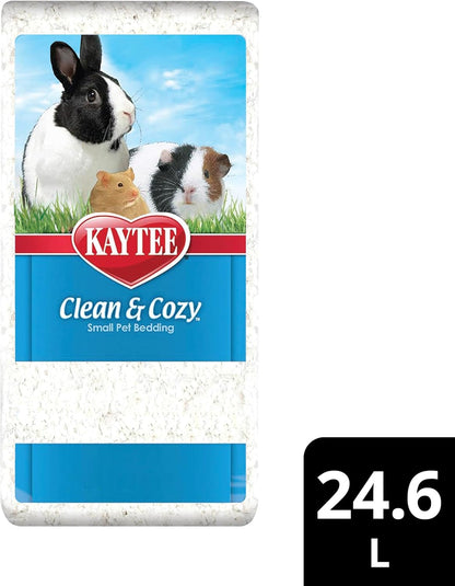 Clean & Cozy White Paper Bedding, Made for Small Animals, 49.2 Liters