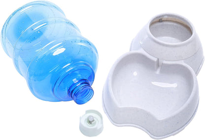 Pet Water Dispenser Automatic for Dogs Cats, BPA-Free, Gravity Refill, Self Feeding for Small Medium Pets Puppy Kitten Rabbit - 1 Gallon (Waterer)