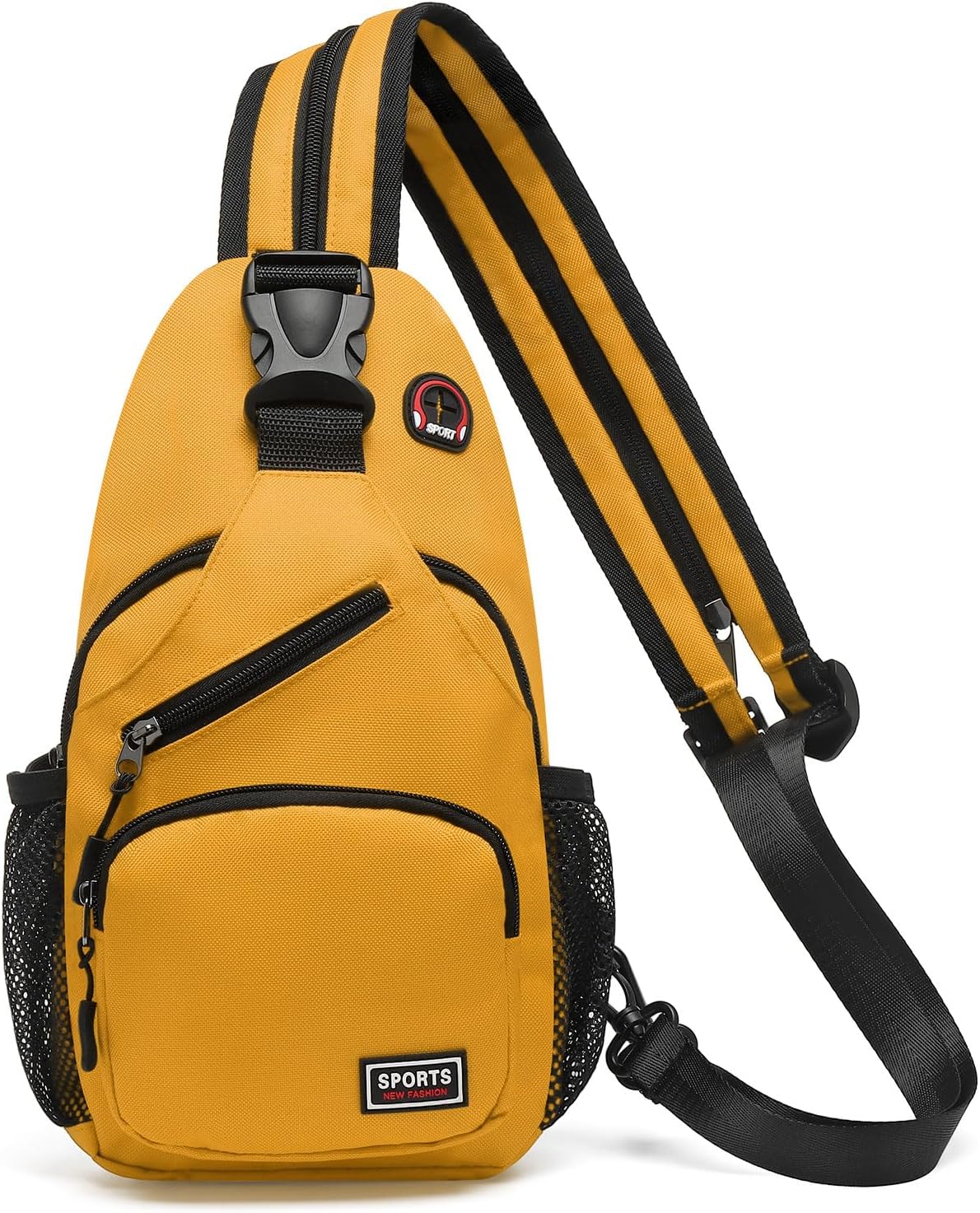 Convertible Sling Bag for Women Men Fit for 7.9" Tablet | Lightweight Mini Crossbody Backpack Daypack Anti-theft with Water Bottle Holder for Casual Travel Sport Hiking