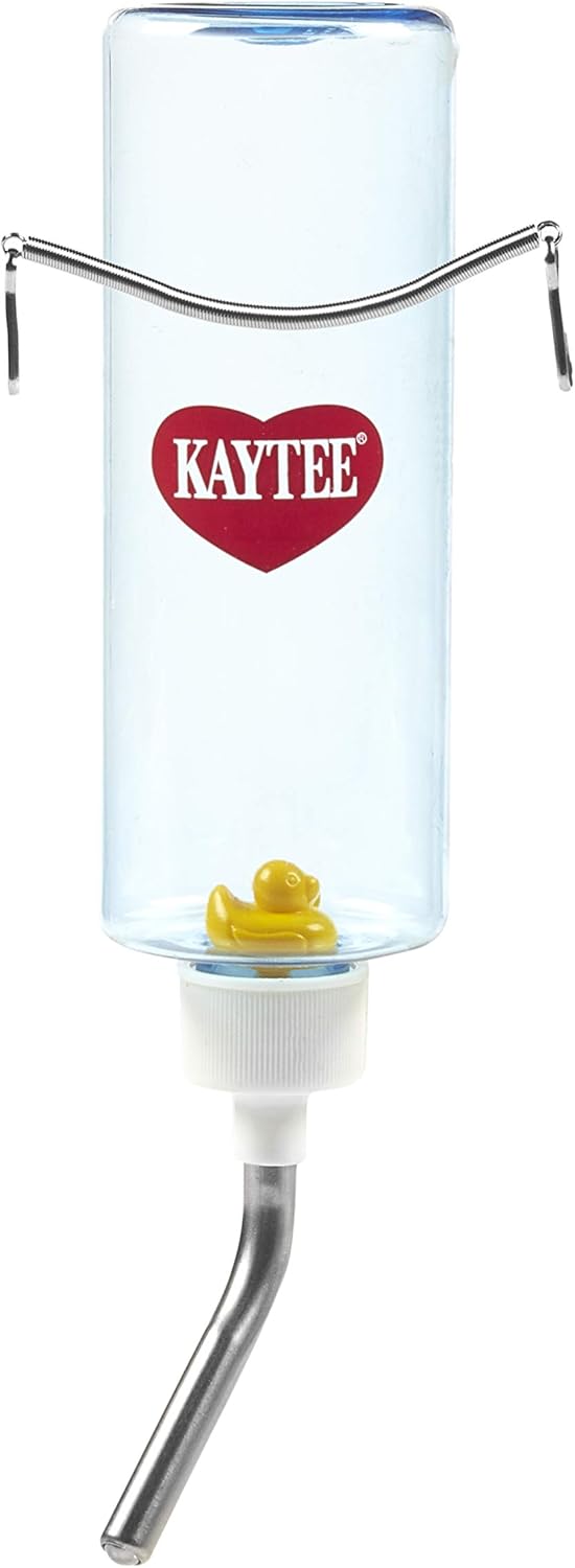 3 Pack of Small Animal Water Bottles, 8 Ounce Capacity Each, for Hamsters Gerbils and Pet Rats