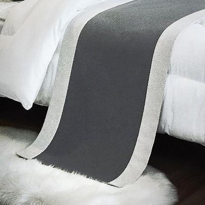 Bed Runner Hotel Decor Cotton Linen Blend Bed Throws for Foot of Bed Bedroom Soft Bedspread Protector Modern Bedding Decorative No Fading Bed Tail Towel-Yellow||1pcs Pillowcase 50 * 50cm