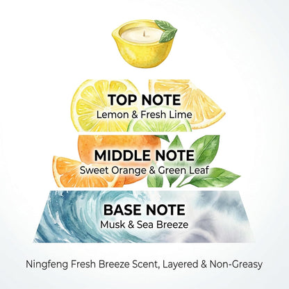 Lemon Scented Candle – 4.23 oz (120g) Natural Soy Wax, 30-Hour Clean Burn, Lemon-Shaped Ceramic Jar, Home Fragrance & Thoughtful Gift for Home (Yellow)