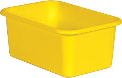 Teacher Created Resources® Yellow Small Plastic Storage Bin