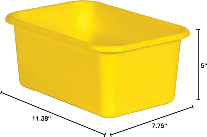 Teacher Created Resources® Yellow Small Plastic Storage Bin
