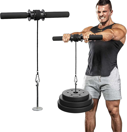 Wrist and Forearm Blaster, Wrist Roller & Forearm Roller with Anti-Slip Grip Handles, Forearm Strength Trainer Ideal for Grip Strength, Muscle Building, Rehabilitation