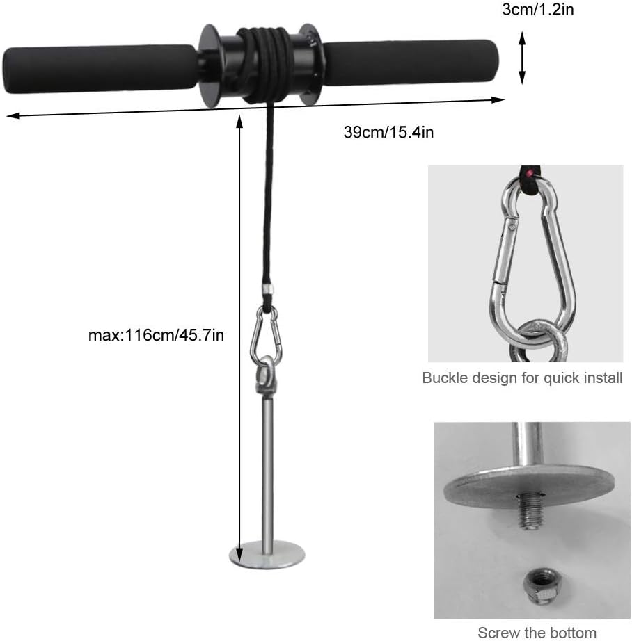 Wrist and Forearm Blaster, Wrist Roller & Forearm Roller with Anti-Slip Grip Handles, Forearm Strength Trainer Ideal for Grip Strength, Muscle Building, Rehabilitation