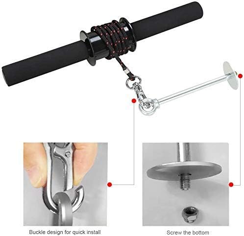 Wrist and Forearm Blaster, Wrist Roller & Forearm Roller with Anti-Slip Grip Handles, Forearm Strength Trainer Ideal for Grip Strength, Muscle Building, Rehabilitation