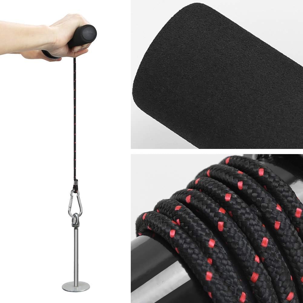 Wrist and Forearm Blaster, Wrist Roller & Forearm Roller with Anti-Slip Grip Handles, Forearm Strength Trainer Ideal for Grip Strength, Muscle Building, Rehabilitation