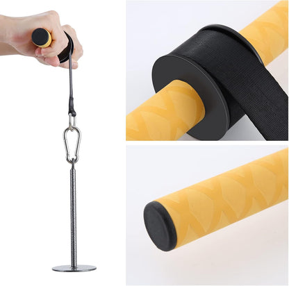Wrist and Forearm Blaster, Wrist Roller & Forearm Roller with Anti-Slip Grip Handles, Forearm Strength Trainer Ideal for Grip Strength, Muscle Building, Rehabilitation