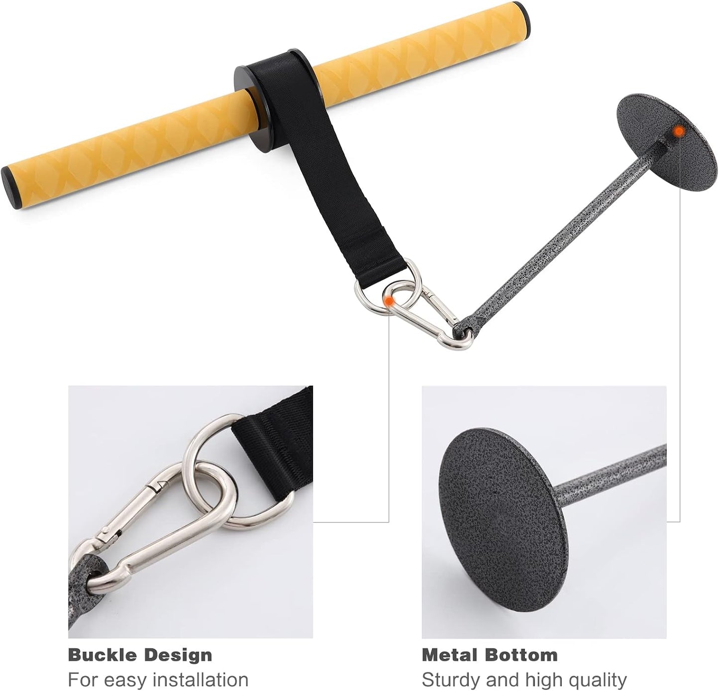 Wrist and Forearm Blaster, Wrist Roller & Forearm Roller with Anti-Slip Grip Handles, Forearm Strength Trainer Ideal for Grip Strength, Muscle Building, Rehabilitation