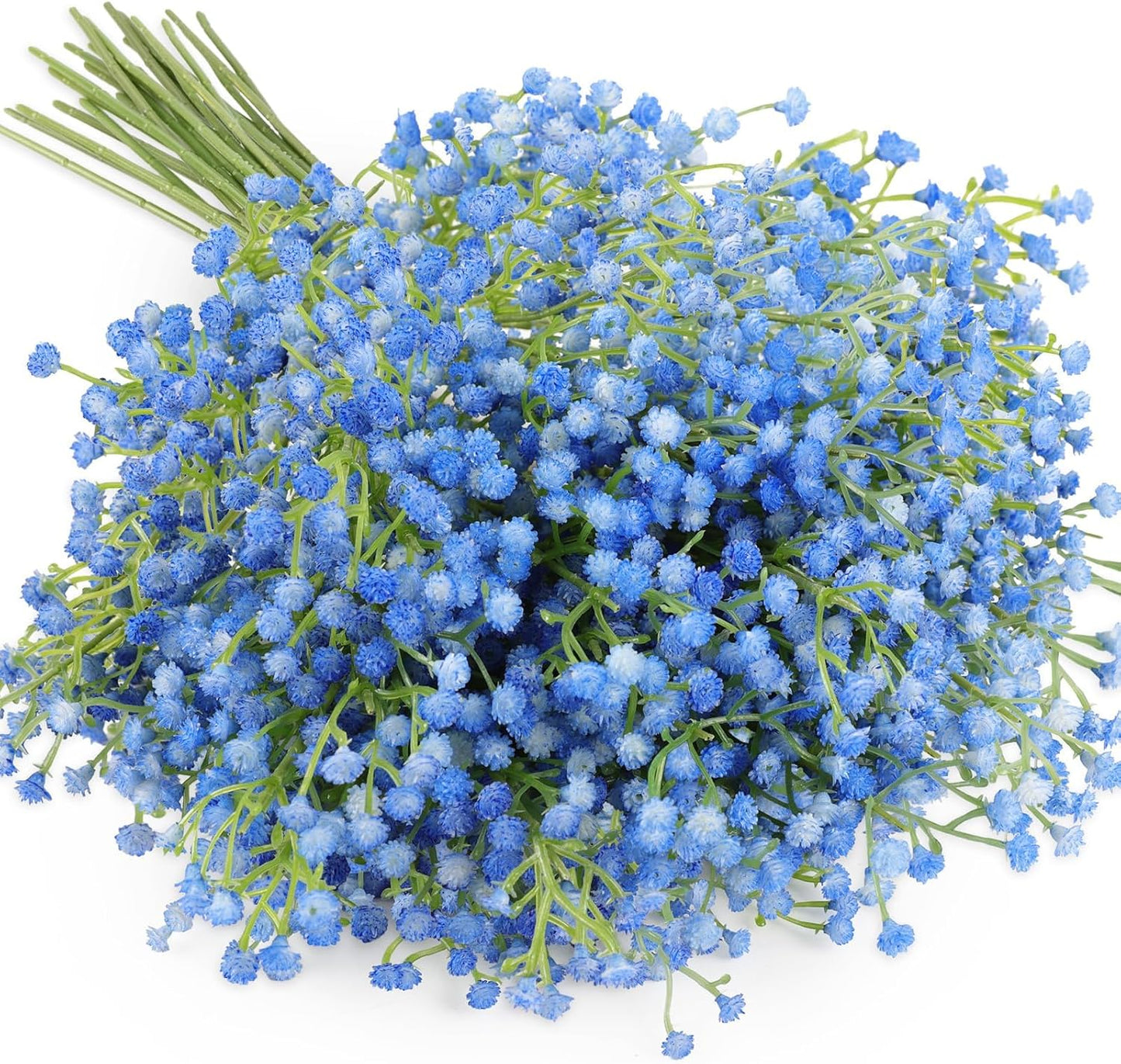 Babys Breath Artificial Flowers Bulk, 10Pcs Fake Gypsophila Bouquet Flowers Real Touch Faux Babies Breath Arrangement for Wedding Floral Party Home Centerpieces Vase Decoration, Yellow