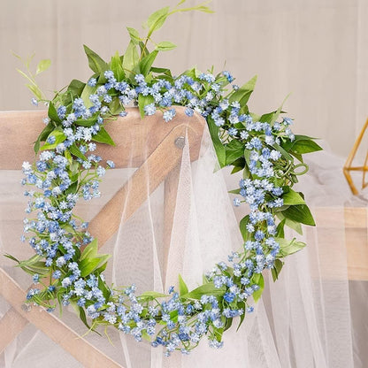 Babys Breath Artificial Flowers Bulk, 10Pcs Fake Gypsophila Bouquet Flowers Real Touch Faux Babies Breath Arrangement for Wedding Floral Party Home Centerpieces Vase Decoration, Yellow