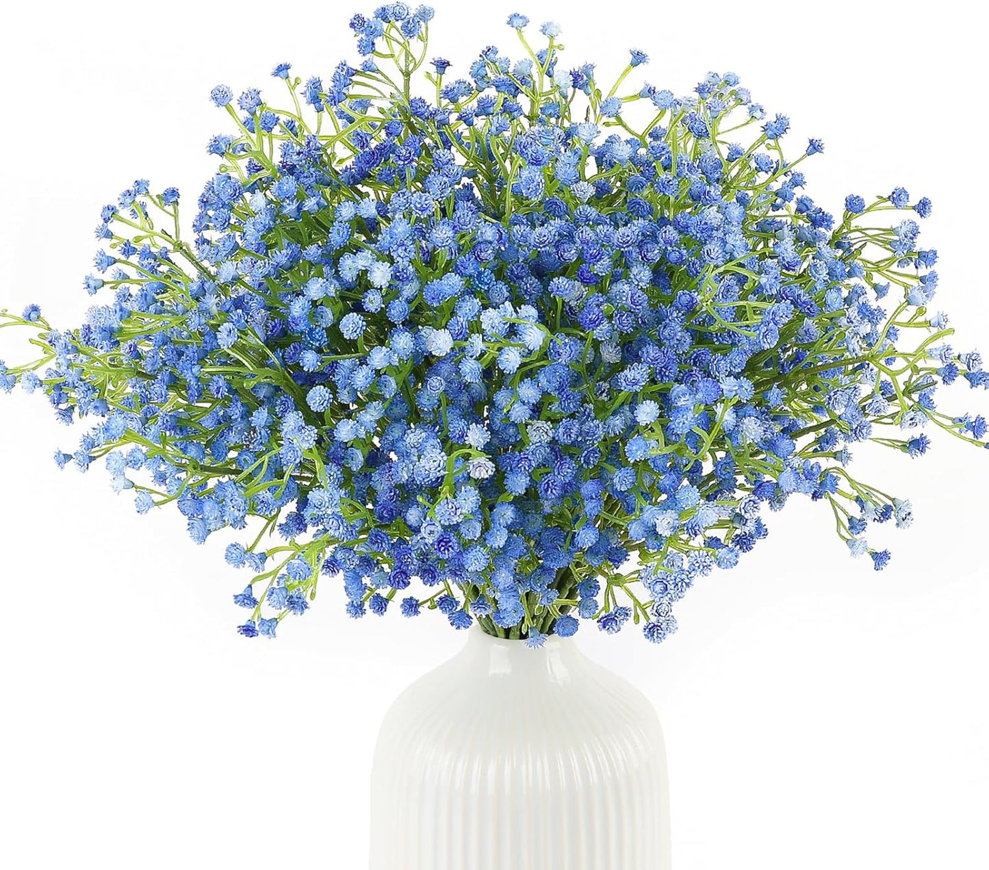 Babys Breath Artificial Flowers Bulk, 10Pcs Fake Gypsophila Bouquet Flowers Real Touch Faux Babies Breath Arrangement for Wedding Floral Party Home Centerpieces Vase Decoration, Yellow
