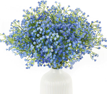 Babys Breath Artificial Flowers Bulk, 10Pcs Fake Gypsophila Bouquet Flowers Real Touch Faux Babies Breath Arrangement for Wedding Floral Party Home Centerpieces Vase Decoration, Yellow