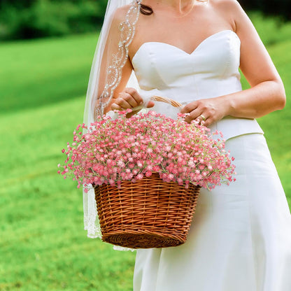 Babys Breath Artificial Flowers Bulk, 10Pcs Fake Gypsophila Bouquet Flowers Real Touch Faux Babies Breath Arrangement for Wedding Floral Party Home Centerpieces Vase Decoration, Yellow