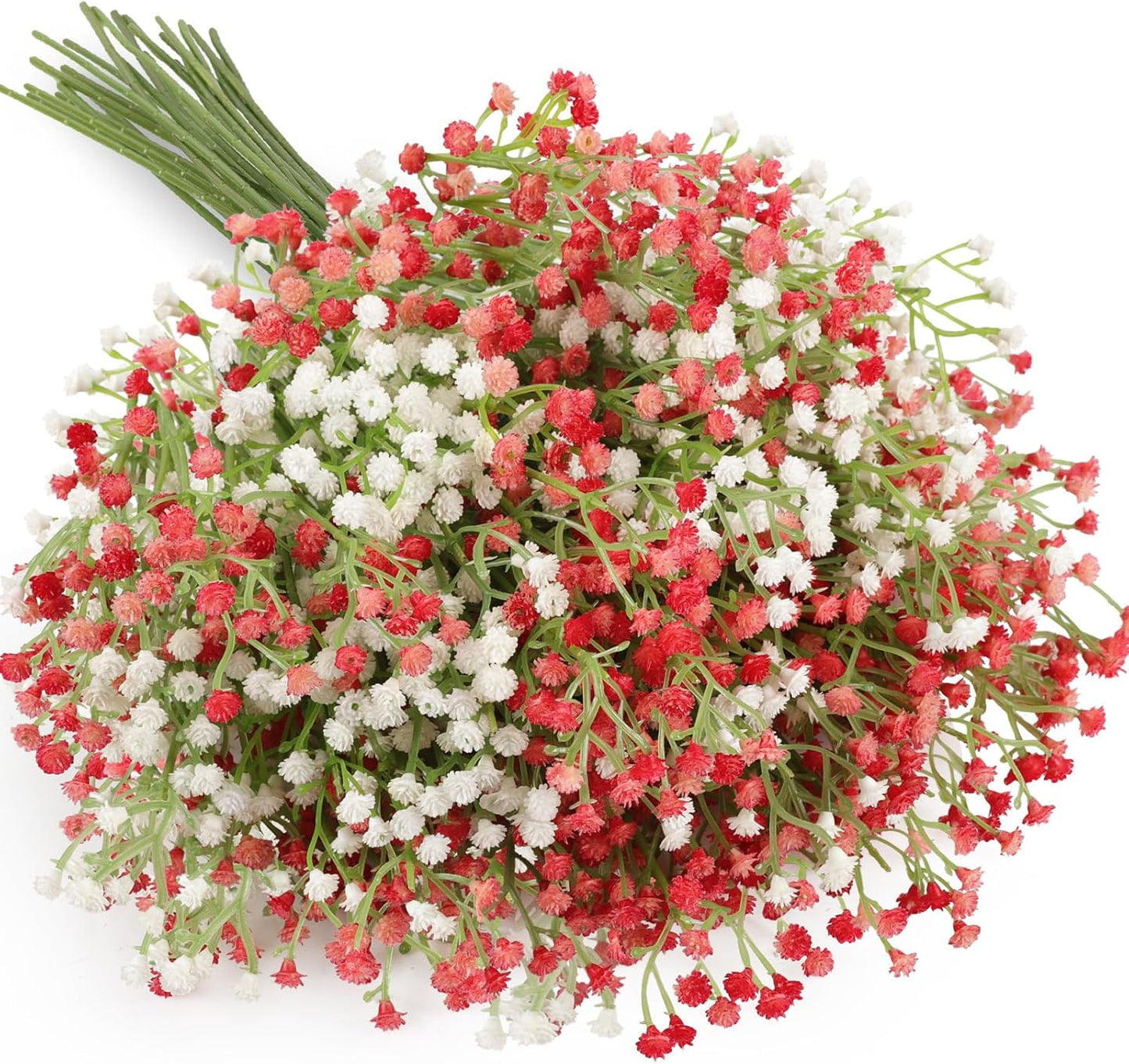 Babys Breath Artificial Flowers Bulk, 10Pcs Fake Gypsophila Bouquet Flowers Real Touch Faux Babies Breath Arrangement for Wedding Floral Party Home Centerpieces Vase Decoration, Yellow