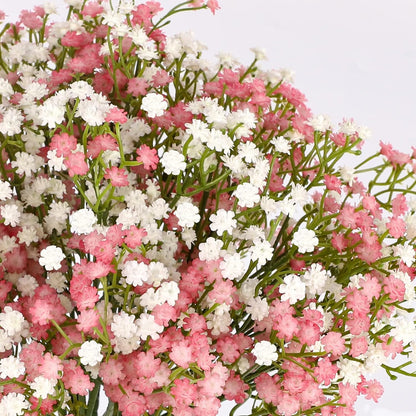 Babys Breath Artificial Flowers Bulk, 10Pcs Fake Gypsophila Bouquet Flowers Real Touch Faux Babies Breath Arrangement for Wedding Floral Party Home Centerpieces Vase Decoration, Yellow