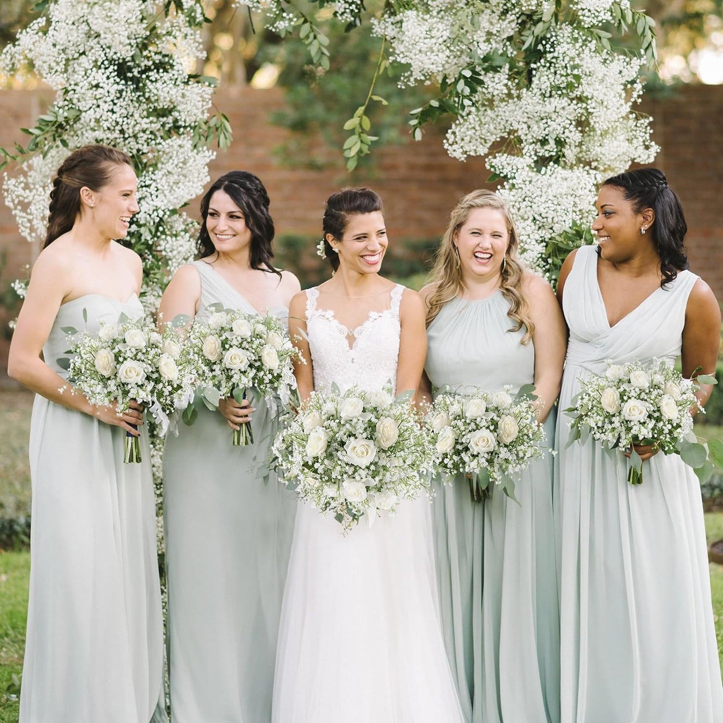 Babys Breath Artificial Flowers Bulk, 10Pcs Fake Gypsophila Bouquet Flowers Real Touch Faux Babies Breath Arrangement for Wedding Floral Party Home Centerpieces Vase Decoration, Yellow