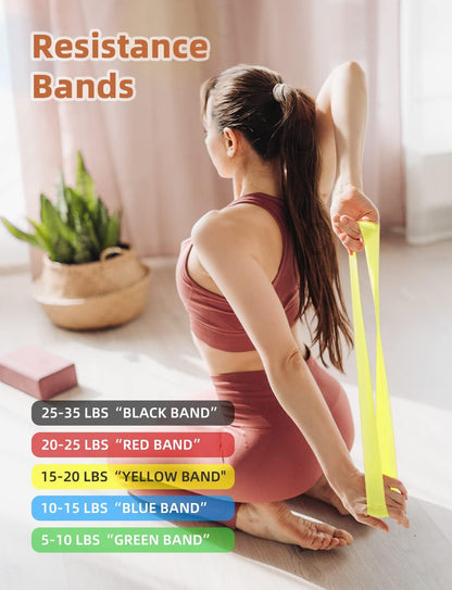 Agility Ladder,Football Training Equipment Set,4 Agility Hurdles, 20 feet12 Rungs Speed Ladder,12 Disc Cones,Resistance Parachute, Jump Rope, 5 Resistance Bands