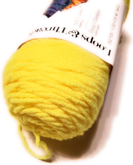 Soft Classic Yarn - 252 Yards - Medium (4) - Neon Yellow