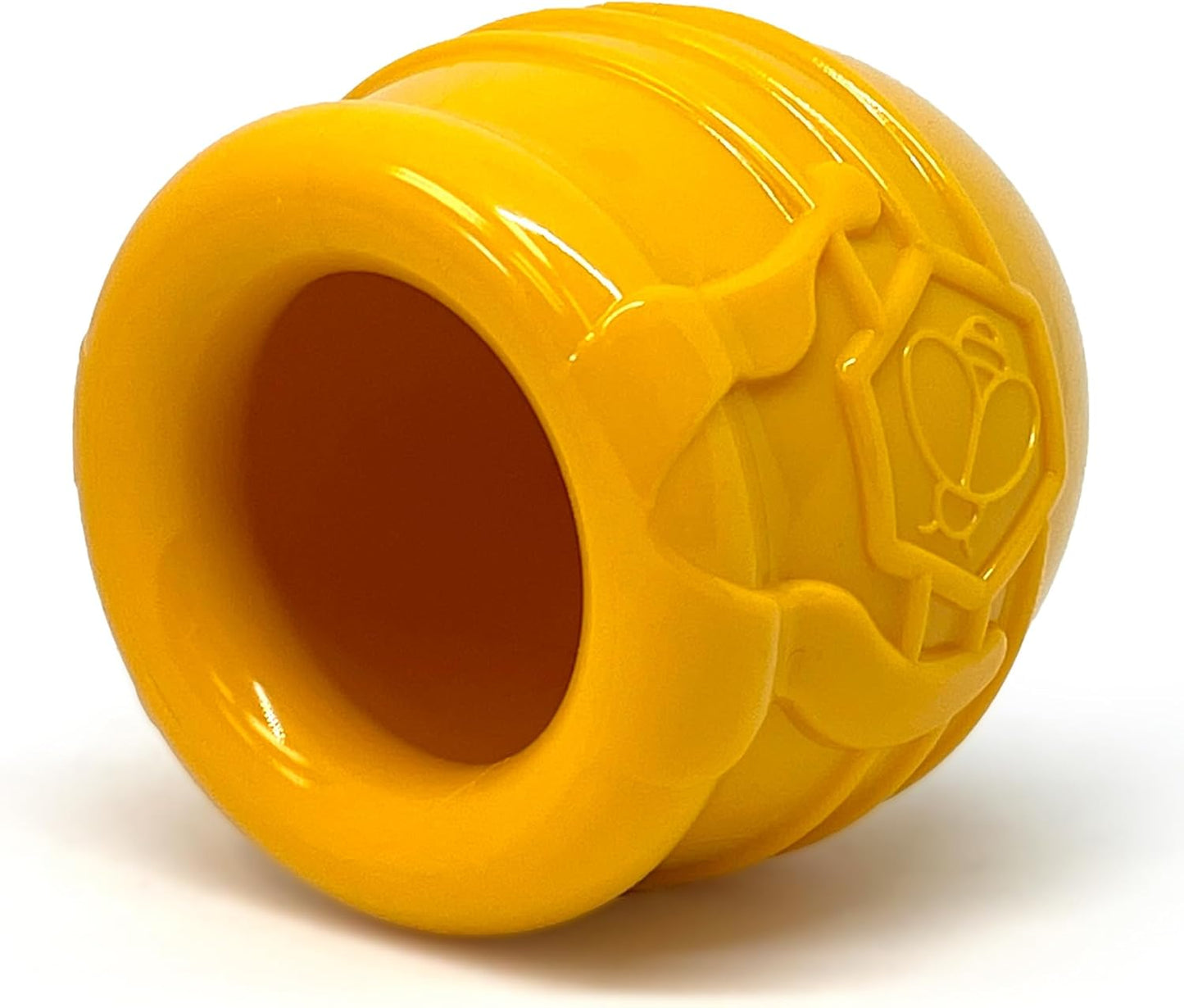 Honey Pot – Durable Dog Treat Dispenser & Enrichment Toy Made in USA from Non-Toxic, Pet Safe, Food Safe Natural Rubber Material for Mental Stimulation, Problem Chewing, Calming Nerves, & More