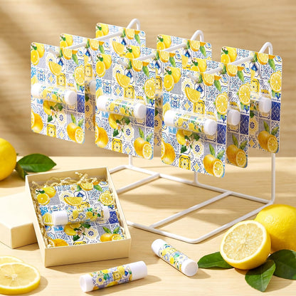 24 Pcs Italian Lemon Lip Balm Bulk Summer Lemon Party Favors Gifts