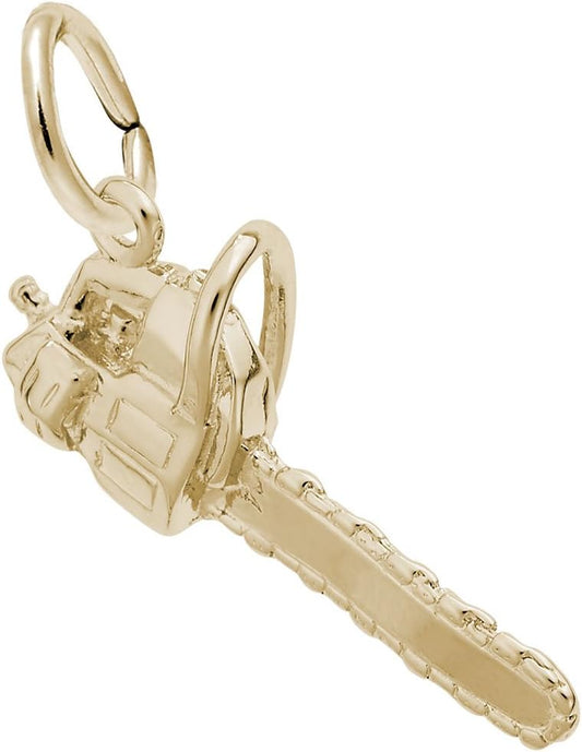 Chainsaw Charm, Charms for Bracelets and Necklaces