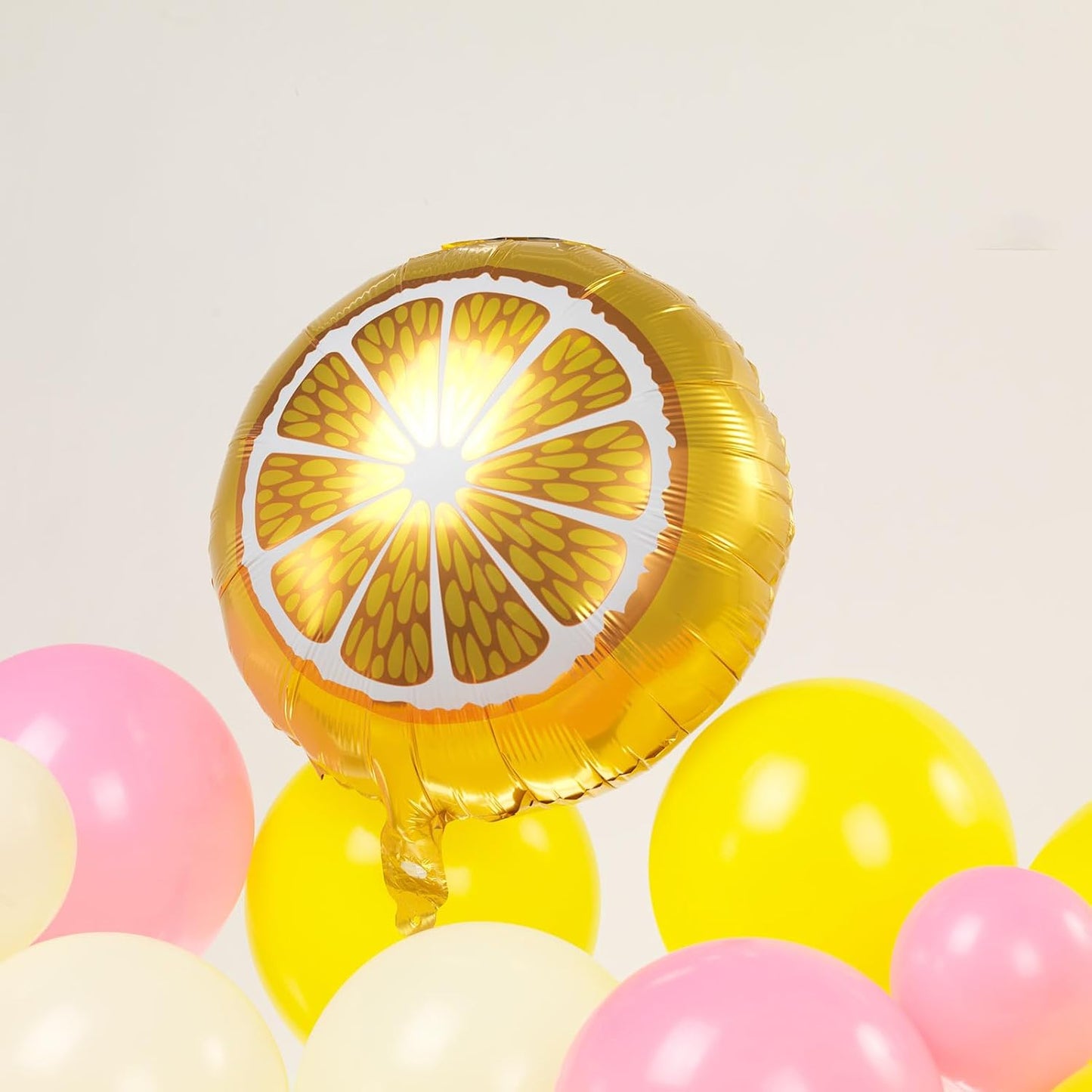 Yellow Pink Lemon Balloon Garland Arch kit with pastel Yellow Pearl White Balloons for Lemonade juicy one 1st Birthday Summer main squeeze Bridal Shower Girl Sweet Baby shower Decorations
