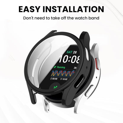 Screen Protector Case Compatible for Samsung Galaxy Watch 7 40mm 44mm Soft TPU Bumper Cover Case Replacement for Galaxy Watch 7 Smart Watch (8Colors, 44MM)