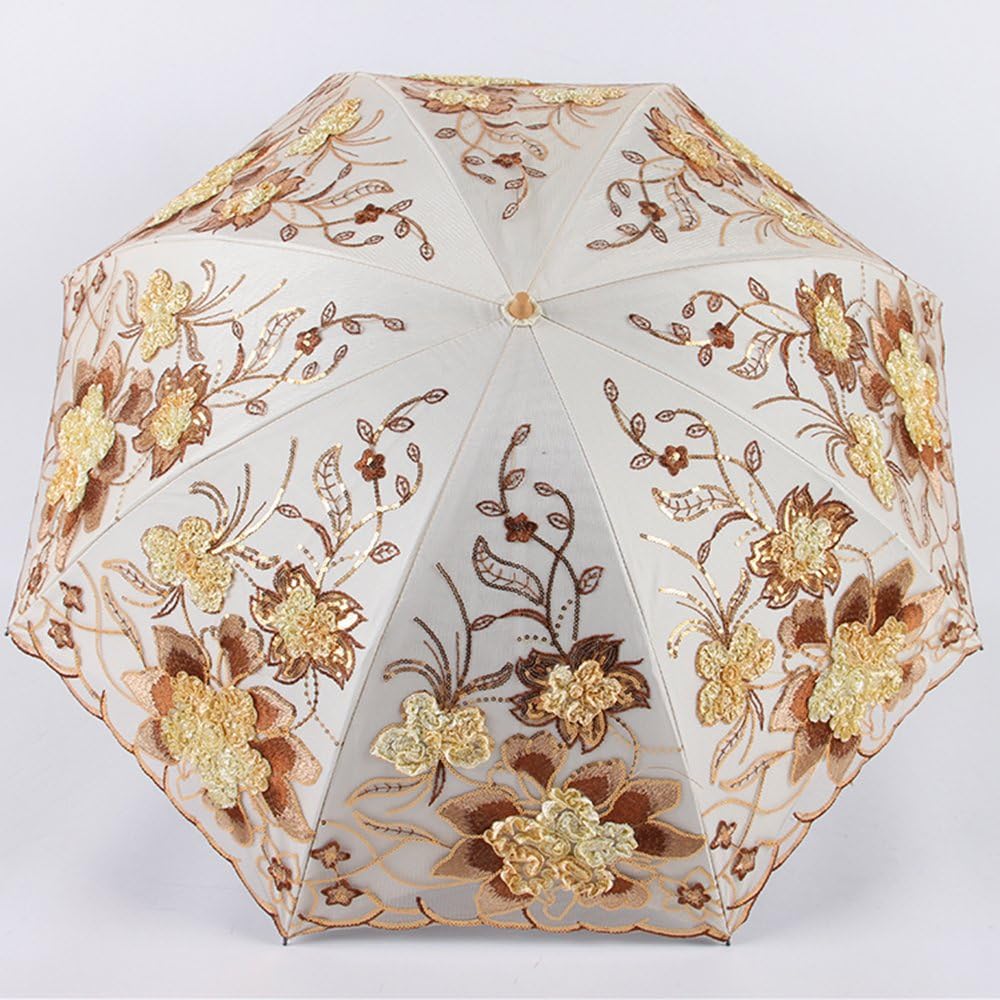 Flower Lace Parasols for Wedding Party Lace Bridal Umbrella