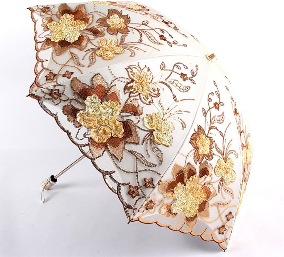 Flower Lace Parasols for Wedding Party Lace Bridal Umbrella