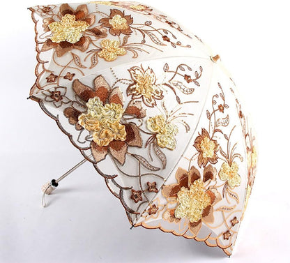 Flower Lace Parasols for Wedding Party Lace Bridal Umbrella