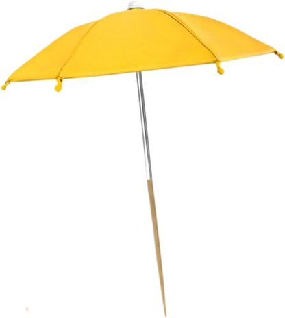 Plant Umbrella, Plants Shade Cover, Simple Installation, Cloth Parasol for Outdoor Plants Vegetables Flower Pot, Yellow