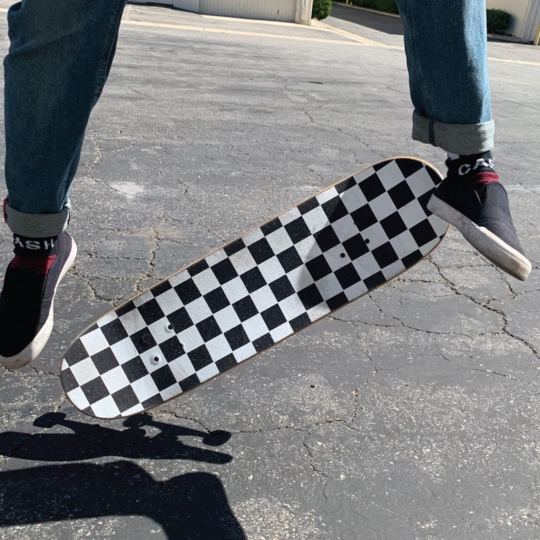 Skateboard Grip Tape, 9" x 33", for Longboard, Cruiser and Scooter Griptape, Non Slip, Easy to Apply
