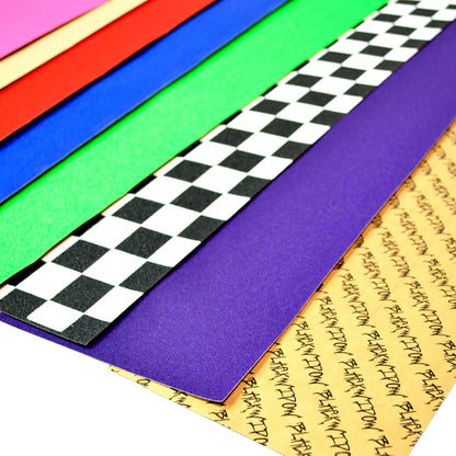 Skateboard Grip Tape, 9" x 33", for Longboard, Cruiser and Scooter Griptape, Non Slip, Easy to Apply