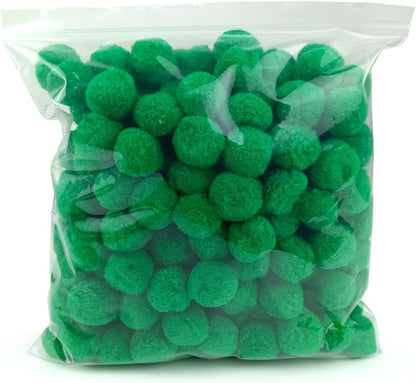 200 Pieces Pom Poms, 1 Inch Craft Pom Poms, Fuzzy Pompom Puff Balls for DIY Arts, Crafts Projects, Home Decorations (Yellow)