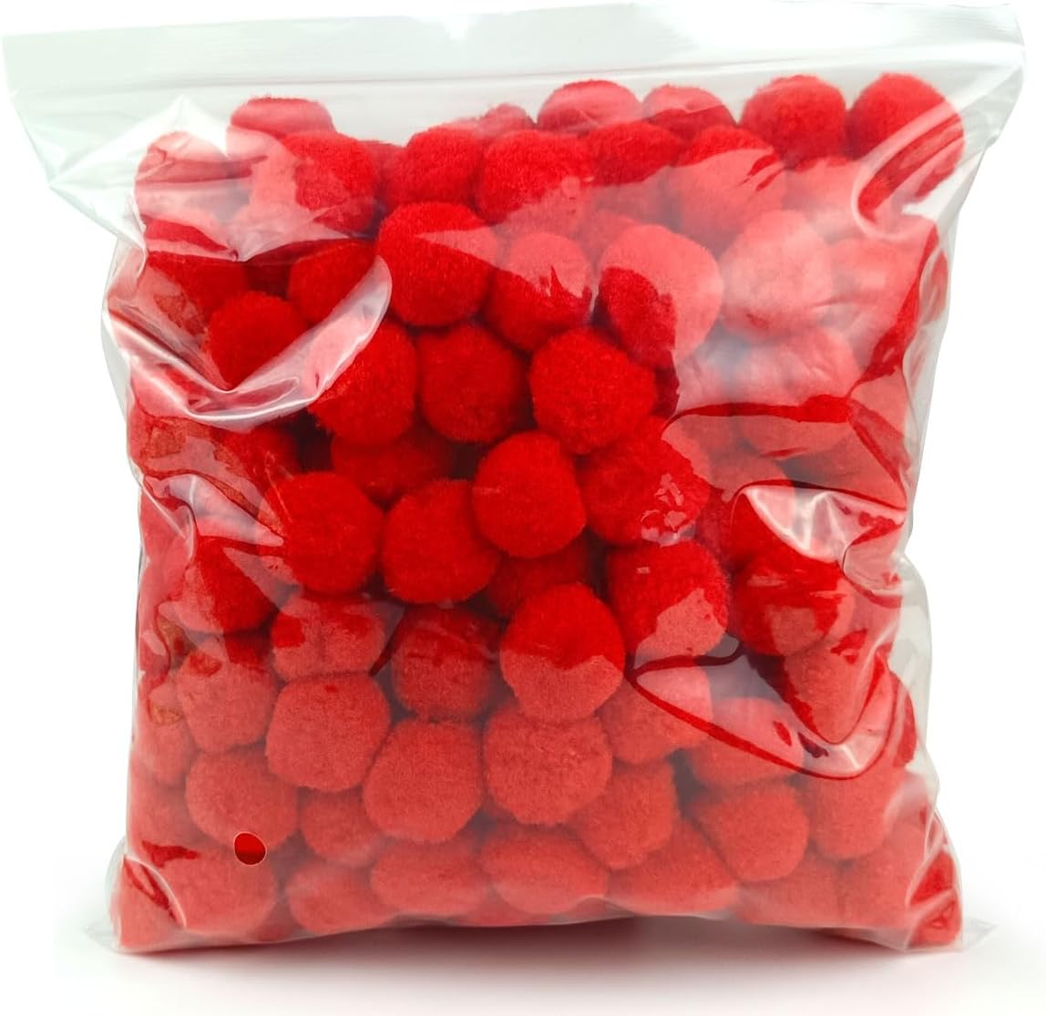 200 Pieces Pom Poms, 1 Inch Craft Pom Poms, Fuzzy Pompom Puff Balls for DIY Arts, Crafts Projects, Home Decorations (Yellow)