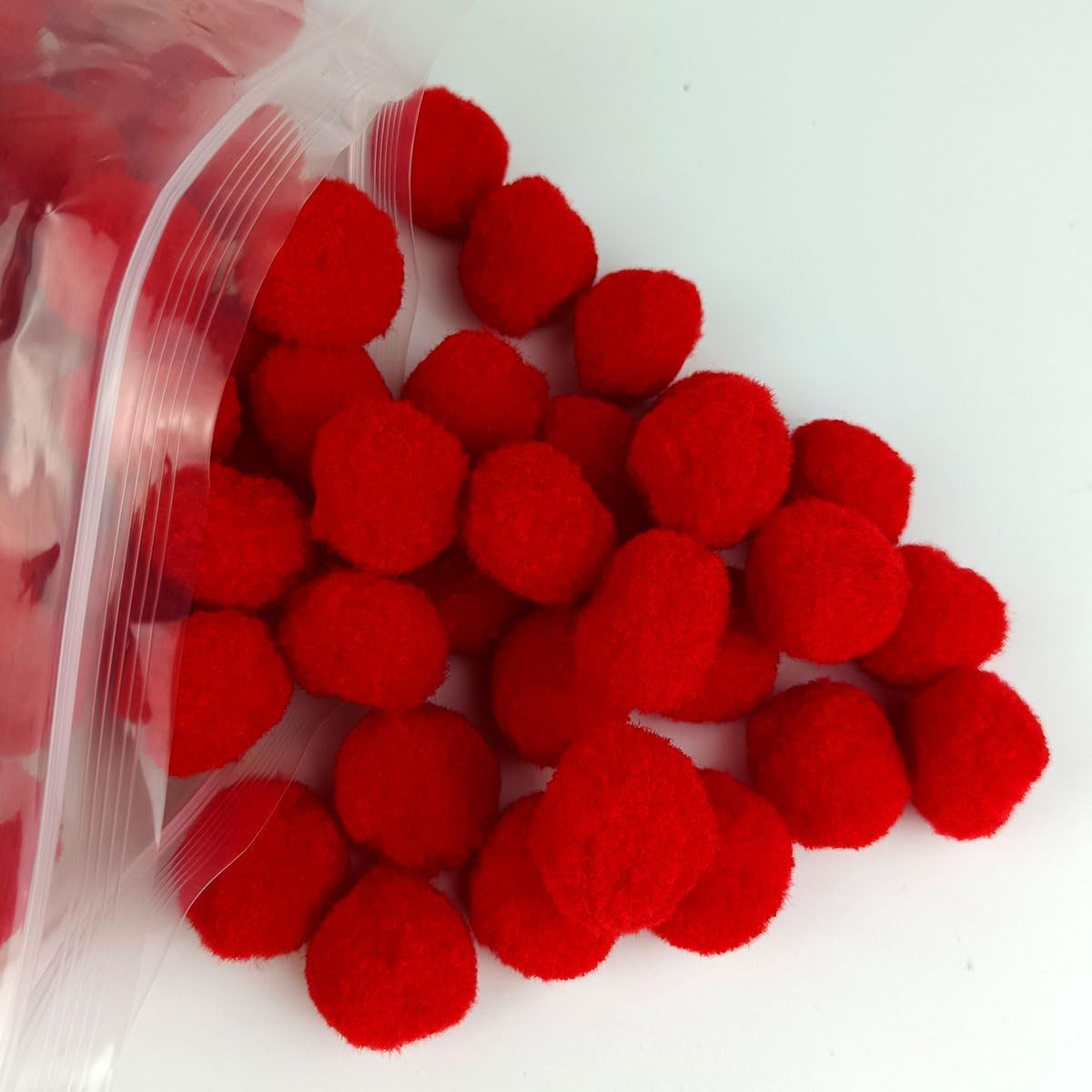 200 Pieces Pom Poms, 1 Inch Craft Pom Poms, Fuzzy Pompom Puff Balls for DIY Arts, Crafts Projects, Home Decorations (Yellow)