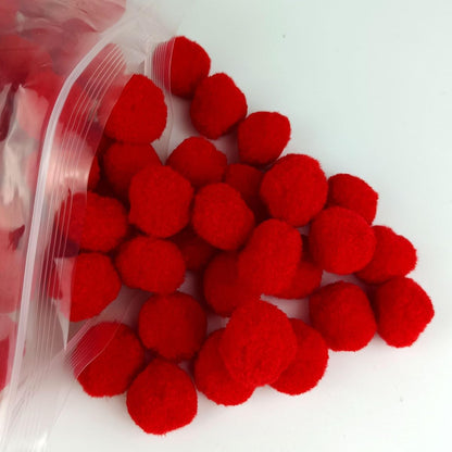 200 Pieces Pom Poms, 1 Inch Craft Pom Poms, Fuzzy Pompom Puff Balls for DIY Arts, Crafts Projects, Home Decorations (Yellow)